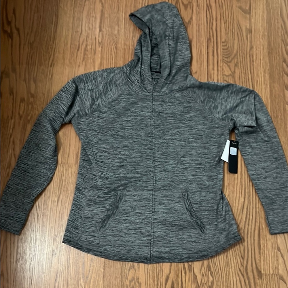 Gray Women's Hooded Top